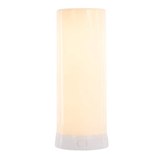85432DS 4 x 7.5 in. Plastic Orange 6 Hour Timer Fia Flame Candle Light with Remote USB Charging Cable